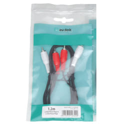 AV Link 112.048UK audio cable 1.2 m 2 x RCA Black, Red, White