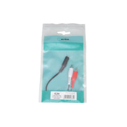 AV Link 112.070 audio cable 0.2 m 2 x RCA 3.5mm Black, Red, White