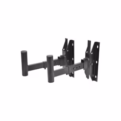 A pair of robust wall brackets for mounting speakers with a 35mm pole-mount. Features tilt adjustment and an extendable arm.