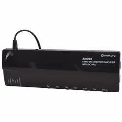 Mercury 6 Way TV Aerial Distribution Amplifier Signal Booster Splitter Digital