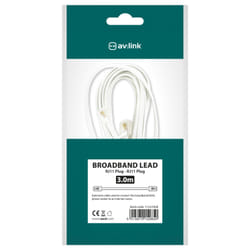AV Link 113.510UK telephone cable 3 m White