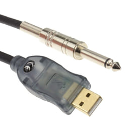 kenable 004579 audio cable 3 m 6.35mm USB Black