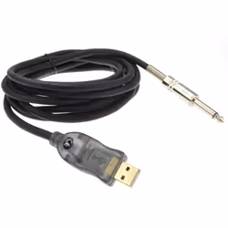 kenable 004579 audio cable 3 m 6.35mm USB Black