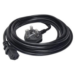 Mercury 114.011UK power cable Black 5 m Power plug type G IEC C13