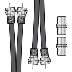 AV Link Twin Satellite & Cable Box Extension Kit | Sky HD, Virgin & Freesat 10m