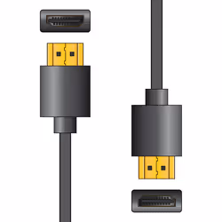 Super Slim Thin V2.0 HDMI Cable HD Flexible 3.6mm Lead 4K x 2K @ 60HZ ARC 1.5m