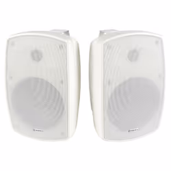 High quality IP44 weather resistant speakers with an extended low frequency driver and dome tweeter housed in an efficiently ...