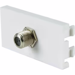 Single Satellite F-Type Screw Aerial TV Antenna Socket Port Module Cable Oulet for Wall Plate Frame Faceplate