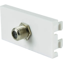 Single Satellite F-Type Screw Aerial TV Antenna Socket Port Module Cable Oulet for Wall Plate Frame Faceplate