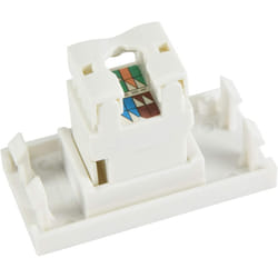 Single Cat6 Cat5 Cat5e RJ45 Patch Network Socket Port Module Cable Oulet for Wall Plate Frame Faceplate