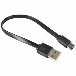 Short 20cm USB 3.1 Type C to USB 2.0 A Cable. Black