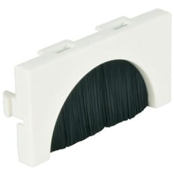 Brush Filled Aperture Module Cable Tidy (25 x 50mm) Oulet Socket for Wall Plate Frame Faceplate