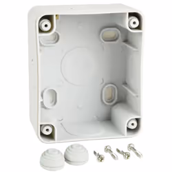 Weatherproof 1 Gang Outdoor IP55 External Socket Unswitched Garden Outside Use - Additional view 4