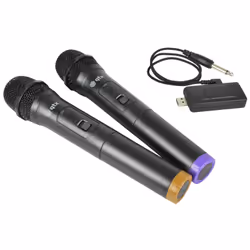 Qtx U-MIC-863.2+864.8, Handheld microphone, Dynamic microphone, RF Wireless, 50 m, 50 - 15000 Hz, Battery