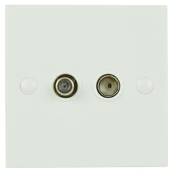 AV Link 123.307UK wall plate/switch cover White