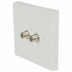 AV Link 123.327UK wall plate/switch cover White