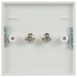 AV Link 123.327UK wall plate/switch cover White