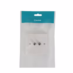 AV Link 123.327UK wall plate/switch cover White - Additional view 4