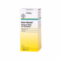 Bayer Keto Diastix Urinalysis Reagent - 50 Strips
