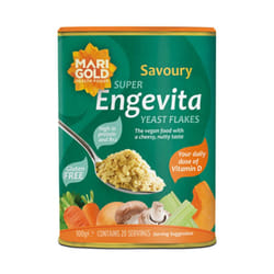 Marigold Natural Super Yeast Flakes Vit D & B12 Engevita 100g