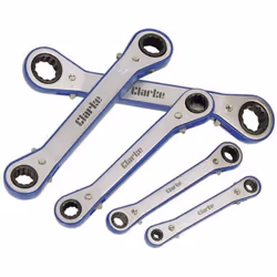 Clarke PRO41 5 Piece Angle Head Ratchet Set Metric
