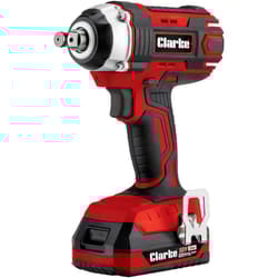 CLARKE IMPACT WRENCH 18V 1/2" LI-ION LITHIUM CORDLESS RATCHET 2 BATTERIES CCIW16