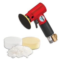 Clarke Air Polisher 3" 75mm Right Angle Head Palm Sanding Variable Speed CAT220
