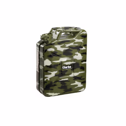 CLARKE JERRY CAN 20 LITRE METAL FUEL PETROL DIESEL 20L CAMOUFLAGE UN20LC
