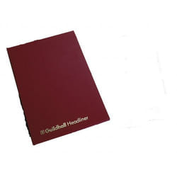 Guildhall Headliner Account Book Casebound 298x203mm 10 Cash Columns 8