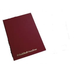 Guildhall Headliner Account Book Casebound 298x203mm 16 Cash Columns 8