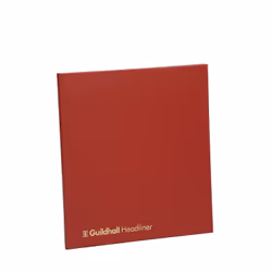 Guildhall Headliner Account Book Casebound 298x273mm 21 Cash Columns 8