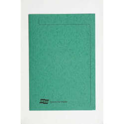EUROPA Square Cut Folder Pressboard Foolscap 265gsm Green (Pack 50) -