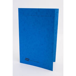 EUROPA Square Cut Folder Pressboard A4 265gsm Blue (Pack 50) - 4825Z