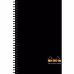 Rhodia Business Book A4 Wirebound Hard Back. Useful year planner included inside front cover. 160 pages. Feint ruled and marg ...