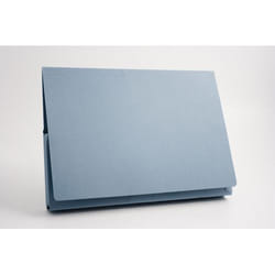 Guildhall Document Wallet Manilla 14x10 Full Flap 420gsm Blue (Pack 25