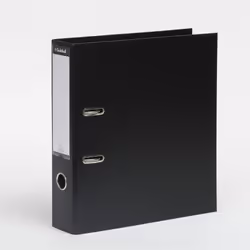 Guildhall L LACH FILE A4 80MM BLK PK10