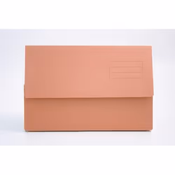 Guildhall Document Wallets 250gsm Orange PK50 - DW250-ORGZ