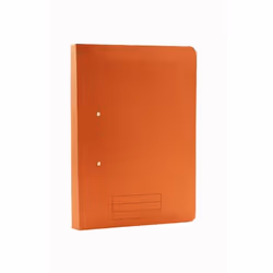 Exacompta Pocket Spring File Manilla Foolscap 285gsm Orange (Pack 25)