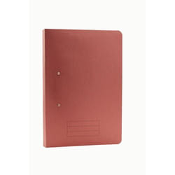 Exacompta Pocket Spring File Manilla Foolscap 285gsm Pink (Pack 25) -