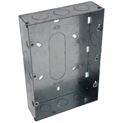 Deta DB172 Grid Switch Flush Mounting Steel Back Box Flush 9 / 12 Gang