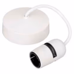 Deta S106/6T2 Ceiling Light Safety Pendant Set c/w Decorators Cover 6"