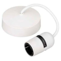 Deta S106/6T2 Ceiling Light Safety Pendant Set c/w Decorators Cover 6"