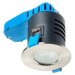 Deta L1701SC4 Fire Rated IP65 Satin Chrome Downlight 4000K Dimmable