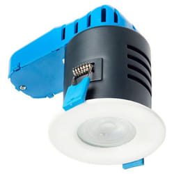 Deta L1701WH3 IP65 White LED Fire Rated Downlight Dimmable 5W Warm