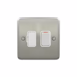 Deta 1913SCW Switched Spur Connection Unit 13 Amp Satin Chrome