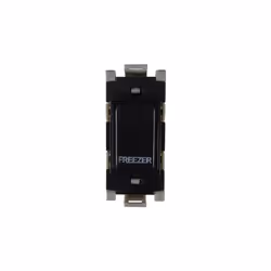Deta  Grid Switch 20 Amp Double Pole Black marked 'FREEZER' (Black)