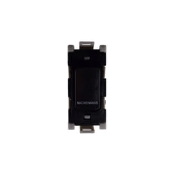 Deta G3561BK Grid Switch marked "MICROWAVE" 20 amp Double Pole (Black)