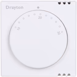 Drayton 24001 RTS1 Standard Room Thermostat, 230 V, White