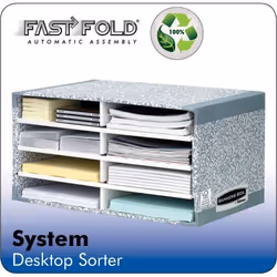 Fellowes Bankers Box System Desktop Sorter Board Grey (Pack 5) 8750