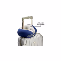 Super Supportive & Ergonomic Memory Foam Dreamer Travel Neck Pillow (Dark Blue)
